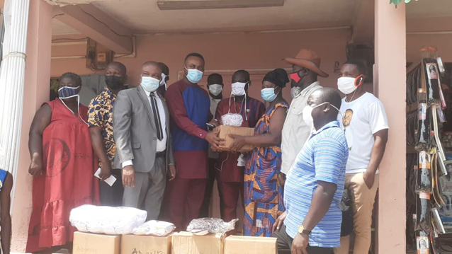 Covid-19: Old Tafo MCE and MP distribute PPE to groups