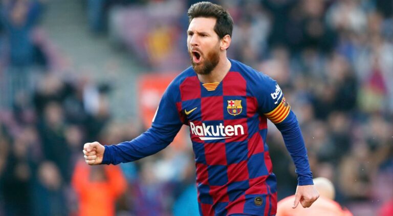 Messi scores twice as he equals Xavi’s record
