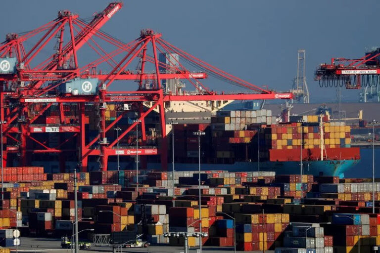 U.S. trade deficit hits a record high amid pent-up demand