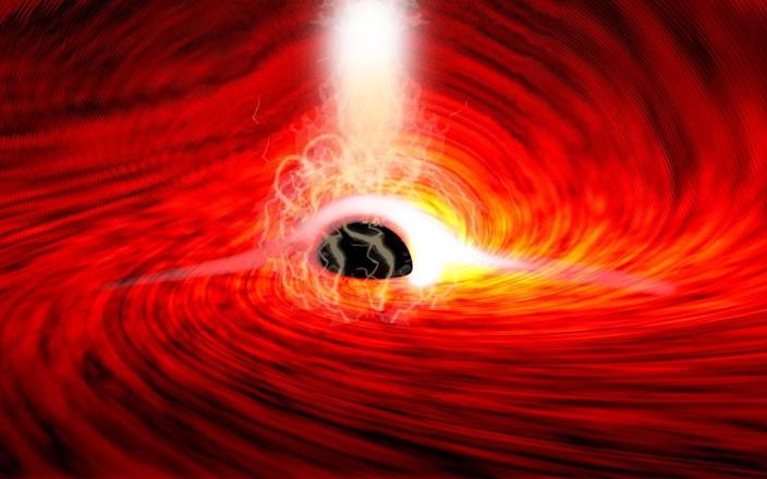 Astronomers see back of a black hole for first time, proving Albert Einstein was right