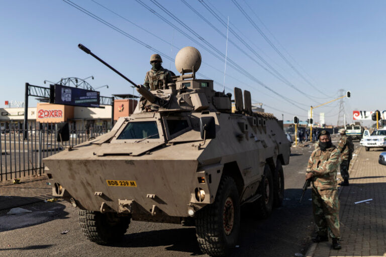 South Africa calls up army reserves to halt unrest