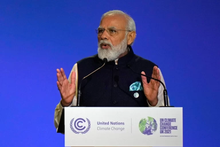 India targets net-zero carbon emissions by 2070, says Modi
