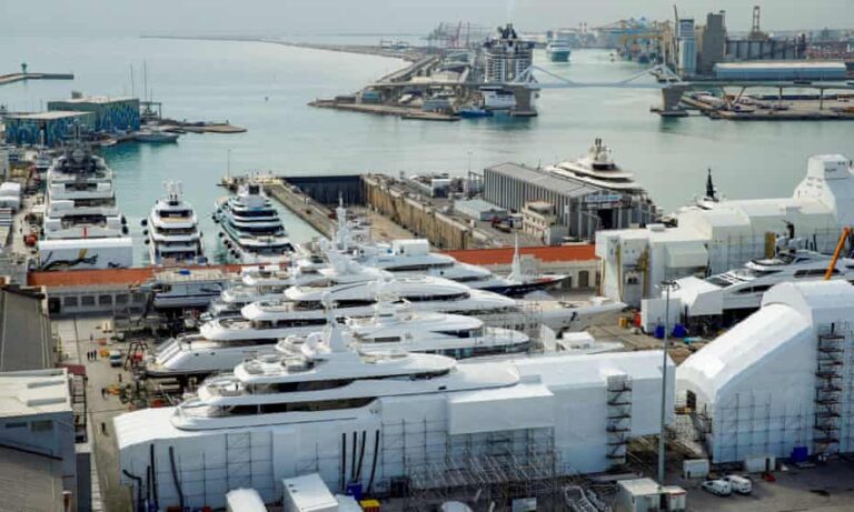 Sailing away: superyacht industry booms during Covid pandemic