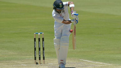 India favour caution in building lead against South Africa