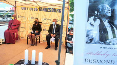 Soweto residents pay homage to neighbour Desmond Tutu