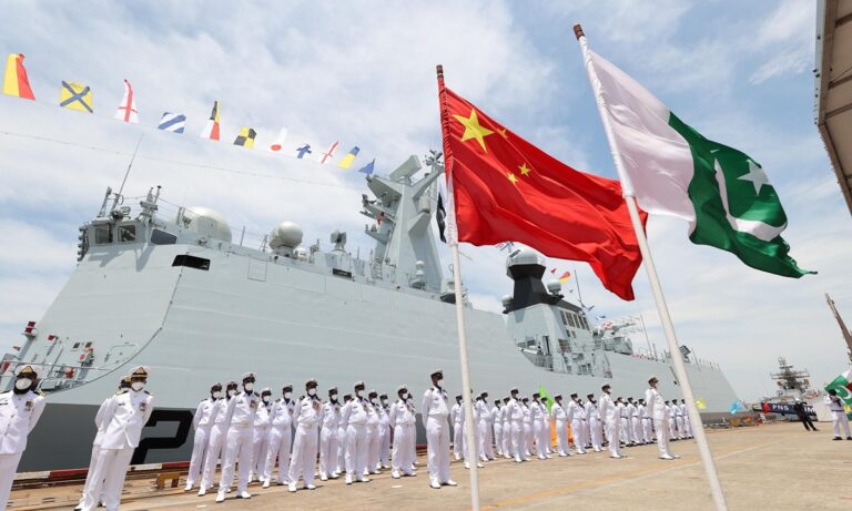 China provides Pakistan’s navy with advanced frigates.