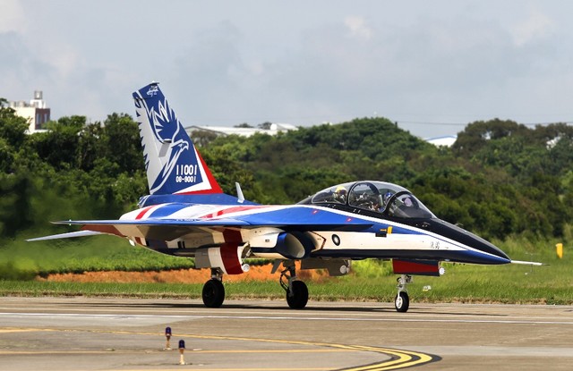 Taiwan Displays Its Own Advanced Jet Trainer.