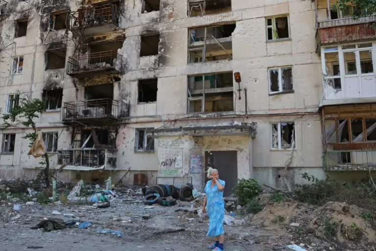 Governor: Seven people have died in Ukraine’s war-torn Donetsk region.