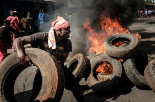 Violent fights during the opposition’s third day of protests in Kenya