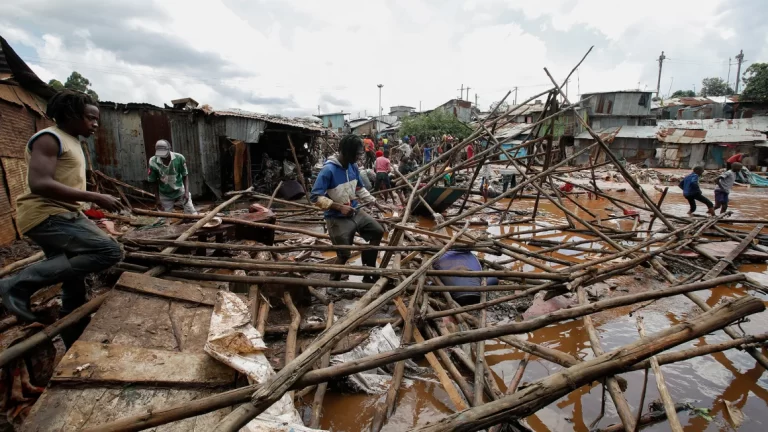 Kenya floods leave 76 dead as truck is swept away in deluge